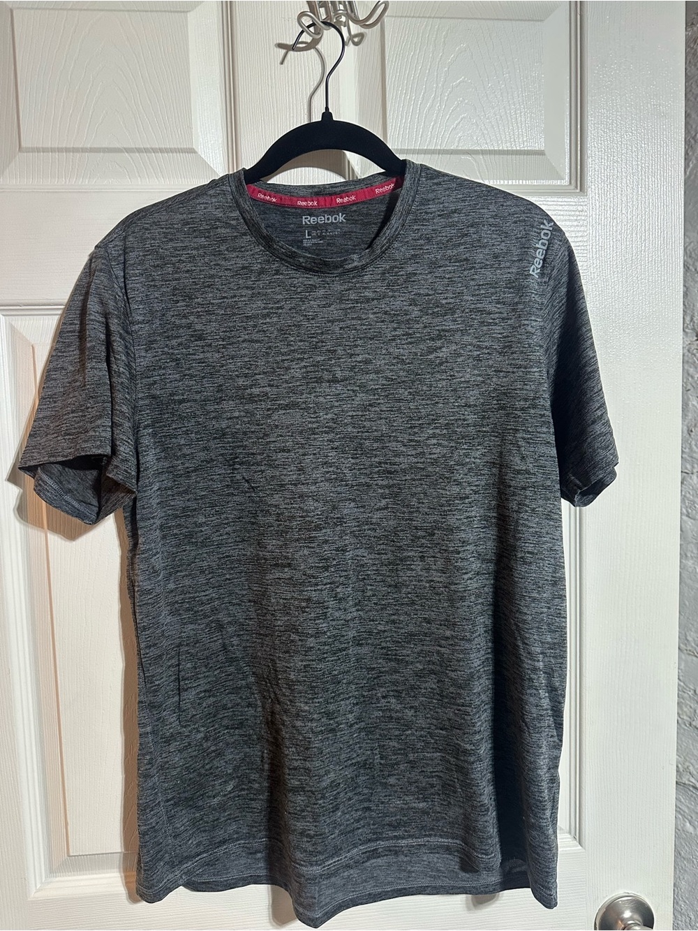 Reebok Men’s Heather Gray Performance T-Shirt